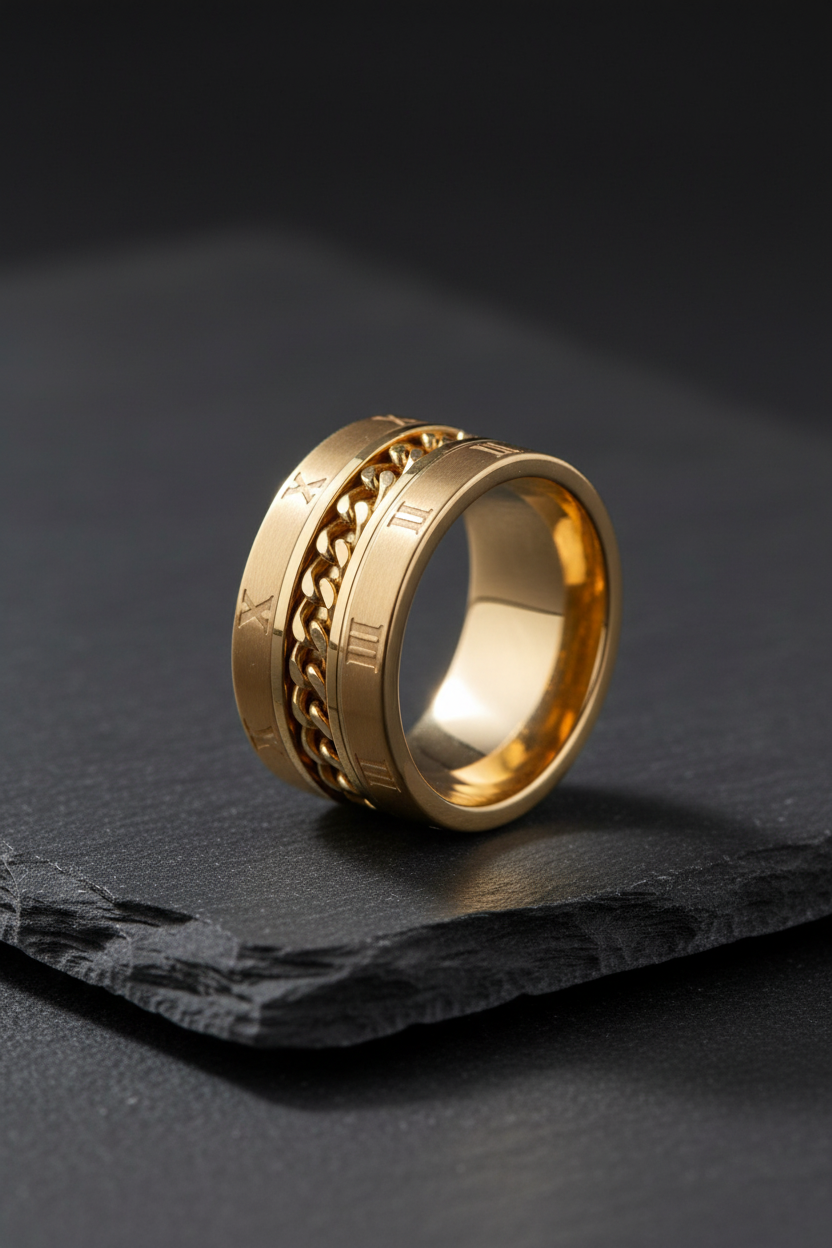 The AuraSpinner - Elegant Sensory Relief Ring