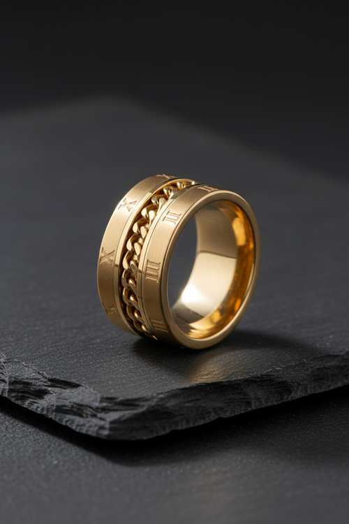 The AuraSpinner - Elegant Sensory Relief Ring