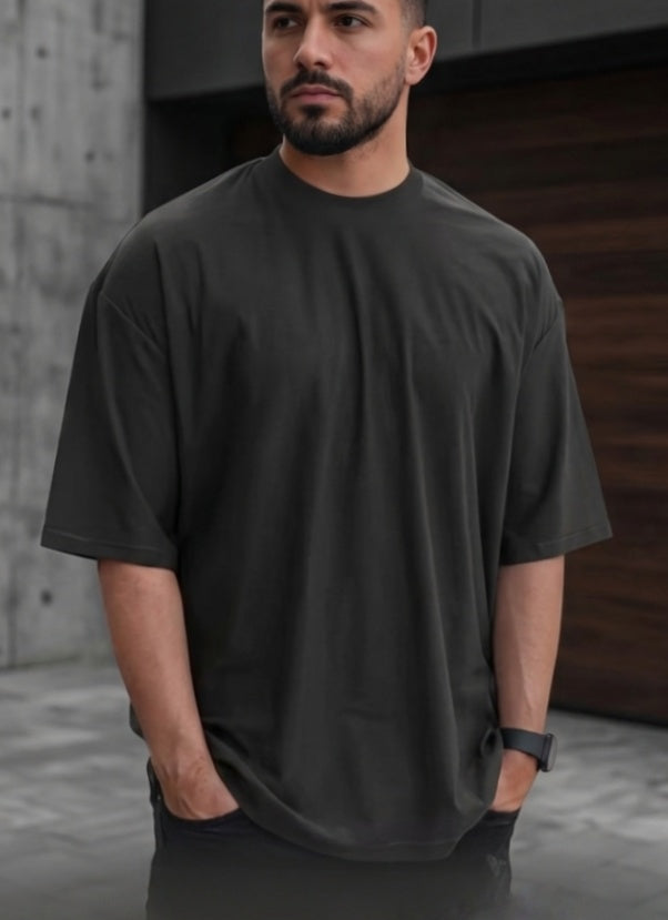 The ‘Oversized Essential’ T-Shirt – Dark Ash